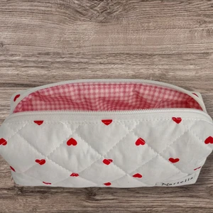 Kalpli Kapitone Kalemlik – Pembe Astarlı, Okul & Üniversite Için Organizer Çanta