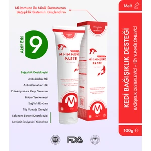 Mi-Immune Paste Immun Sistem Kedi Malt Macunu 100 gr