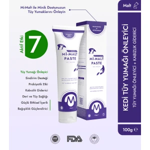 Kedi Tüy Yumağı Önleyici Malt Macunu 100 GR ”Mi-Malt Paste”