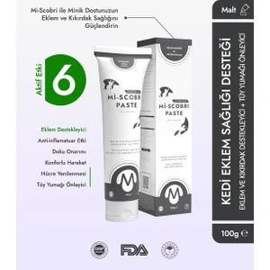 Mi-Scobri Paste Kemik Kırkırdak Sağlığı Kedi Malt Macunu 100 gr