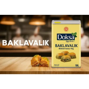 Doksa  18L Bitkisel Susuz Baklavalık Yağ