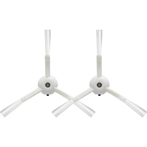 Roborock Q8 Max, q8 Max Plus Uyumlu Yan Fırça Yedek Parça Seti- Beyaz 2 Adet