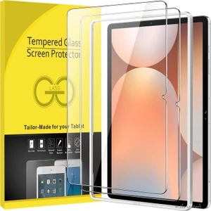 Samsung Galaxy Tab S9 Fe Plus 12.4 Inch Uygulama Aparatlı Tam Kapatan Temperli Ekran Koruyucu Kırılmaz Cam - Magic Easy Body