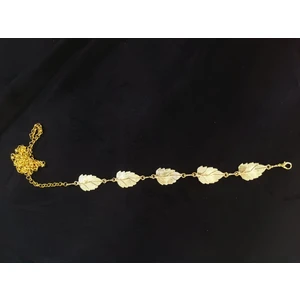 5'li Yaprak Detaylı Zincir Kemer, Kadın Kemeri, Ceket Kemeri, Gömlek Kemeri, Elbise Kemeri