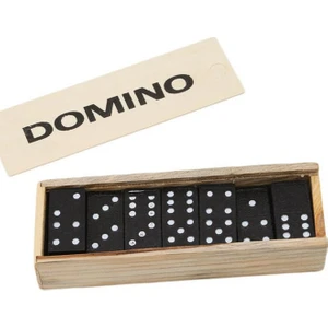 Taşınabilir Ahşap Domino Eğitici Oyun Seti