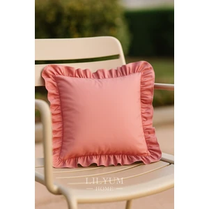 %100 Pamuk Fırfırlı Dekoratif Kırlent Kılıfı – 43X43 cm ( 1ADET )