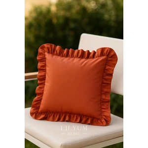 %100 Pamuk Fırfırlı Dekoratif Kırlent Kılıfı – 43X43 cm ( 1ADET )