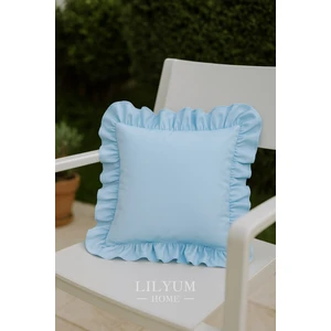 %100 Pamuk Fırfırlı Dekoratif Kırlent Kılıfı – 43X43 cm ( 1ADET )