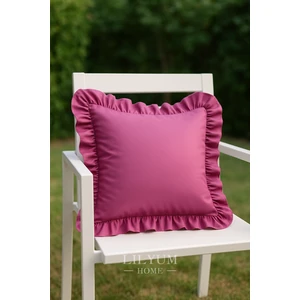 %100 Pamuk Fırfırlı Dekoratif Kırlent Kılıfı – 43X43 cm ( 1ADET )