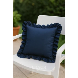 %100 Pamuk Fırfırlı Dekoratif Kırlent Kılıfı – 43X43 cm ( 1ADET )