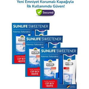 Asfstore Sunlife Substoff Tatlandırıcı 1200 Tablet + Sunlife Substoff Tatlandırıcı 300 Tablet 3 Adet
