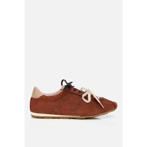 Kadın Süet Kahverengi Spor Ayakkabı