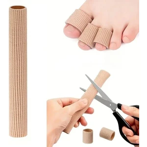 Sanal Trend 2 Adet 15 cm El Ayak Parmak Koruyucu Teo Kumaş Kaplı Jel Silikon Tüp Kemik Koruyucu