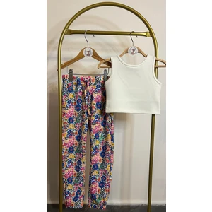 Lastikli Pantolon Bluz Takım