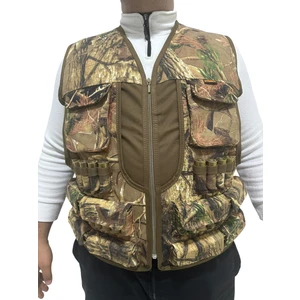 Avcı Yeleği - 50 Fişek Kapasiteli - Meşe Desen - 12 Kalibre