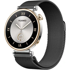 Watch Gt5 Pro 42MM / Gt5 41MM / Gt4 41MM Uyumlu 18 mm Metal Milanese Hasır Kordon – Paslanmaz Çelik, Mıknatıslı Ayarlanabilir Kayış