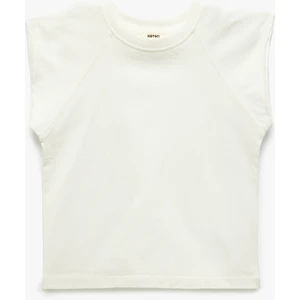 Basic Tişört Kısa Kollu Bisiklet Yaka Pamuklu