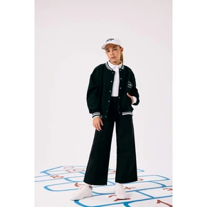 Kız Çocuk Wide Leg Geniş Paça Pamuklu Okul Pantolonu E6188A825AU