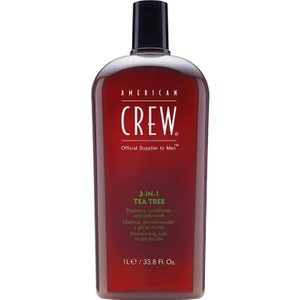 American Crew 3 İn 1 Çay Ağacı Özlü Erkek Şampuanı 1000 ml
