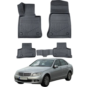 Mercedes C Serisi W204 2007-2014 Uyumlu Araca Özel Lüx 4d Paspas