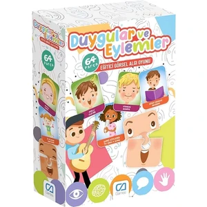 Ca Games Duygu ve Eylemler 64 Parça Eğitici Görsel Algı Oyunu