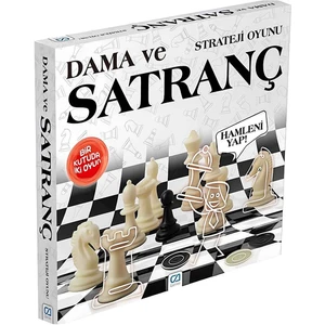 Ca Games Dama ve Satranç Plastik Kutulu 5188 (Ca Games)