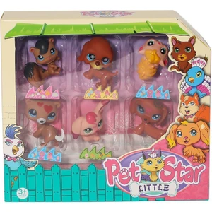 Pet Star Little Neşeli Miniş 6'lı Set NO:3046A2