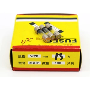 Bgdp 5X20-1A/100 ,1A 100-ADET Cam Sigorta