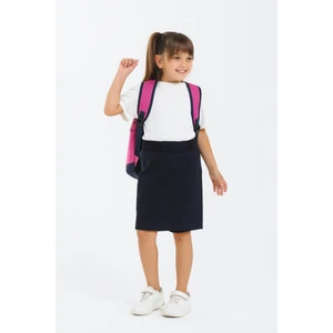 Kız Çocuk Beli Ipli Okul Kaşkorse Şort Etek G2025-1