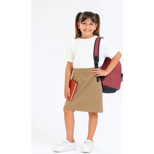 Vellichor Doğal Kumaşlı Yıldız Rivetli Kot Etek Kadın Bel 37 cm Uzunluk 94 cm Mavi