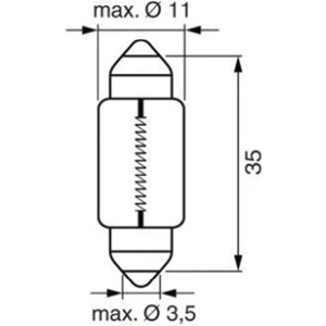 SV8,5-C5W ,24V/5W,11X38,SOFIT Lamba