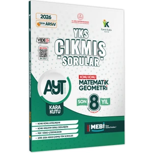 İnformal Yayınları 2026 YKS - AYT Matematik - Geometri Karakutu Konu Konu Çıkmış Soru Bankası Son 8 Yıl