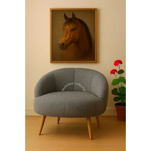 Papatya Berjer,çay Seti Tekli Koltuk Berjer  (Salon, Balkon, Ofis) Dolgulu Krlent  Hediyeli