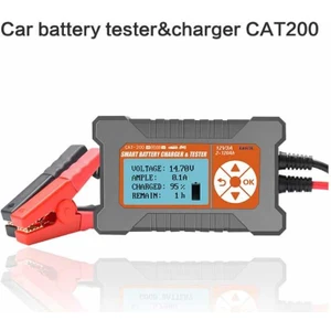 Akü Test ve Sarj Cihazi 12V/3A CAT-200