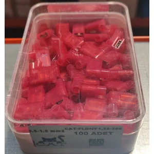 Fldny1 ,6.5mm/1.5mm² Açılı 100-ADET Izoleli Faston Jak