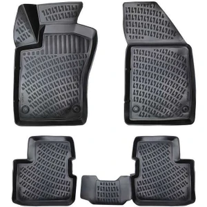 Fiat  Egea Sedan 2015 +  3D Havuzlu Paspas Siyah