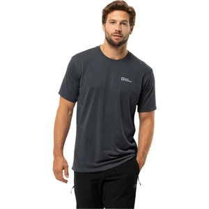 Jack Wolfskin VONNAN S|S T M Siyah Erkek Kısa Kol T-Shirt
