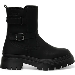 U.S. Polo Assn. KEYTO 3PR Siyah Kadın Biker Bot