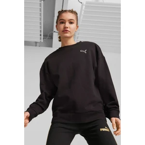 BETTER ESSENTIALS Crew TR Siyah Kadın Sweatshirt