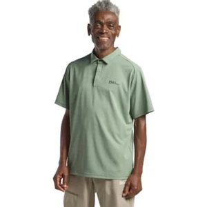 Jack Wolfskin DELGAMI POLO M Gri Erkek Kısa Kol T-Shirt