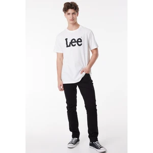 Lightweight SS Wobbly Log Beyaz Erkek Kısa Kol T-Shirt