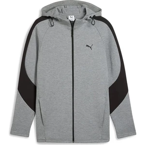EVOSTRIPE Core FZ Hoodie Gri Erkek Sweatshirt
