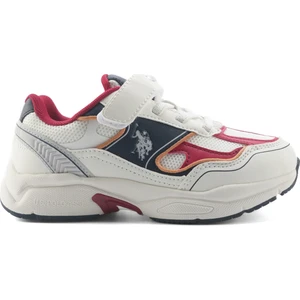 U.S. Polo Assn. SUPOLE 5FX Beyaz Erkek Çocuk Spor Ayakkabı