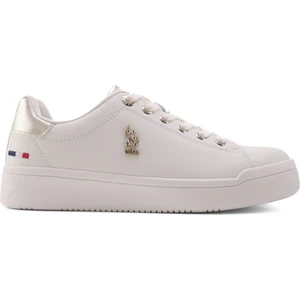 U.S. Polo Assn. PELO 5FX Bej Kadın Sneaker