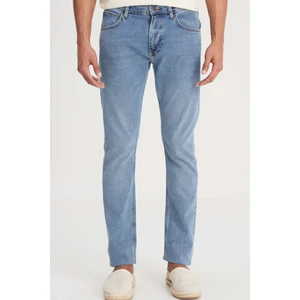 Luke Slim Fit Dar Kesim Mavi Erkek Jean Pantolon