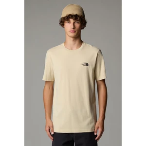 The North Face M S/S SIMPLE DOME TEE Bej Erkek Kısa Kol T-Shirt