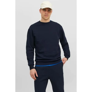 Jack & Jones JJEBRADLEY SWEAT CREW Lacivert Erkek Sweatshirt