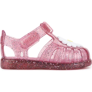 TOBBY GLOSS FLOR Fuşya Unisex Çocuk Düz Sandalet