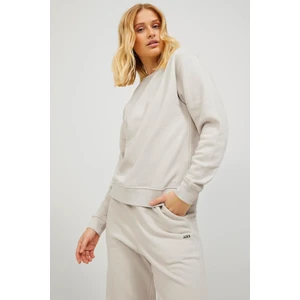 Jack & Jones JJXX Jxabbie Kadin Bej Sweatshirt 12223962-Moonbeam