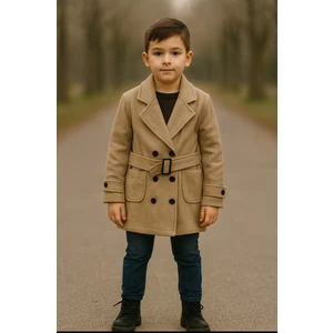 Erkek Çocuk Ince Kaşe Kaban